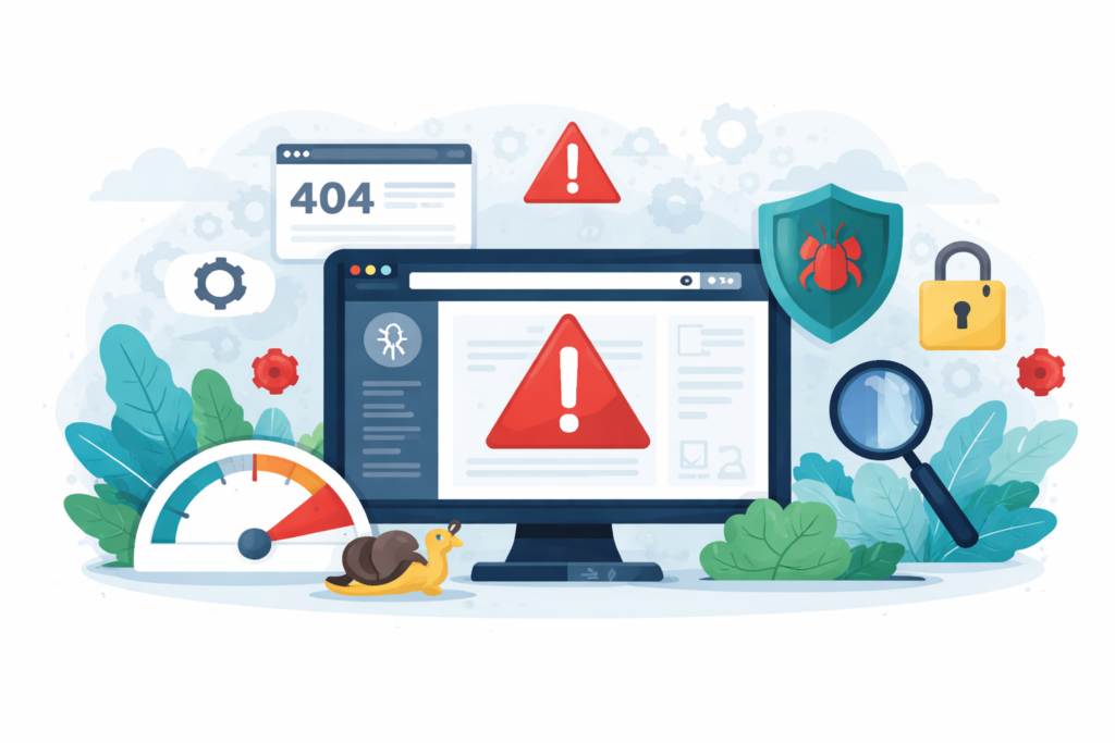 WordPress-website traag of kapot? Dit zijn de meest voorkomende oorzaken